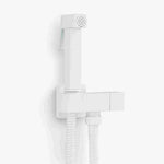 Douchette WC murale en acier inoxydable, jet ciblé, eau froide