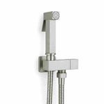 Douchette WC murale en acier inoxydable, jet ciblé, eau froide