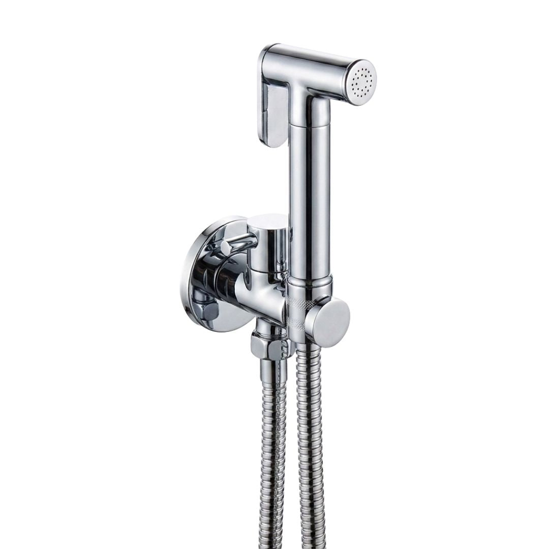 Douchette WC murale en laiton avec flexible 1,5 m