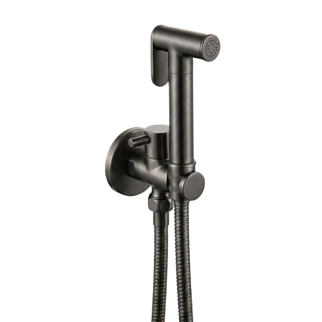 Douchette WC murale en laiton avec flexible 1,5 m