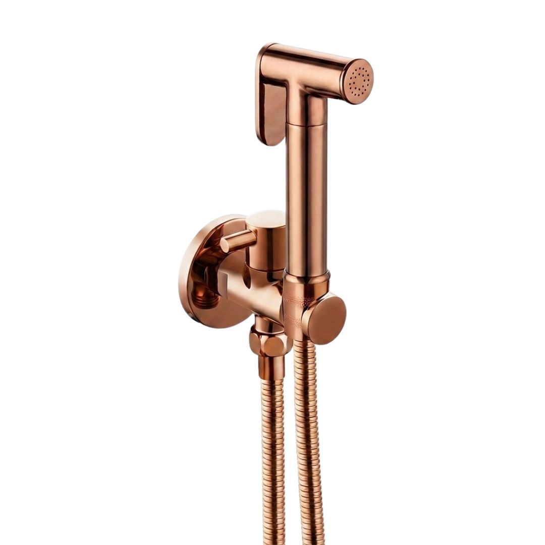 Douchette WC murale en laiton avec flexible 1,5 m