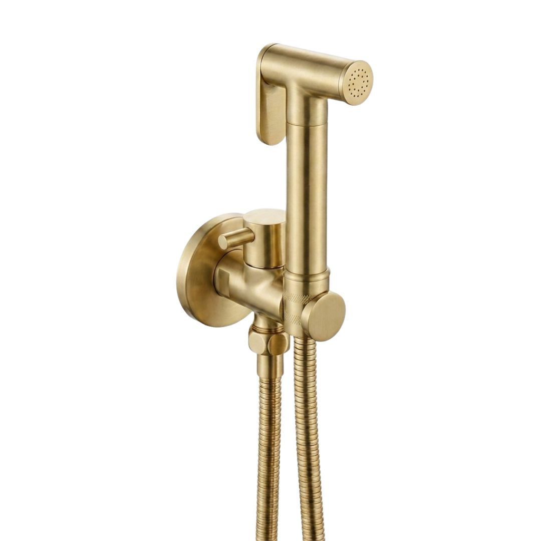 Douchette WC murale en laiton avec flexible 1,5 m