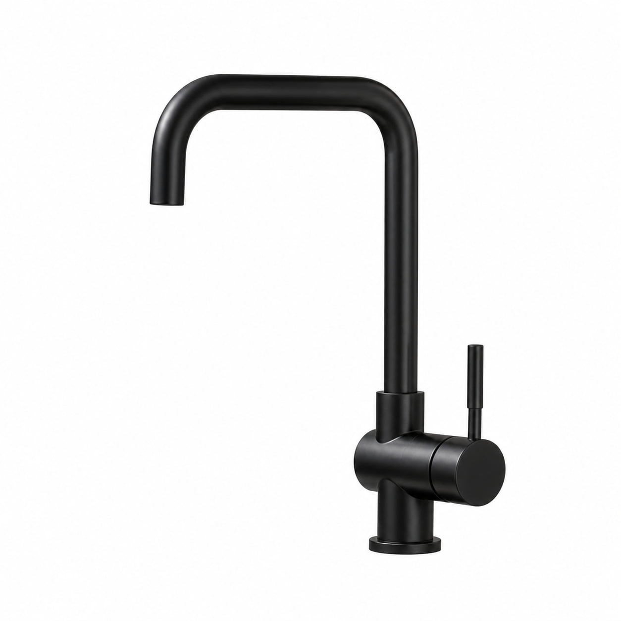 Robinet de cuisine rabattable en acier inoxydable, bec pivotant 360°