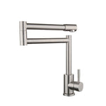 Robinet de cuisine rabattable 360° — Inox 304 sans plomb