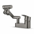 Robinet de lavabo rotatif 1080°, montage 2 trous, 2 modes de jet